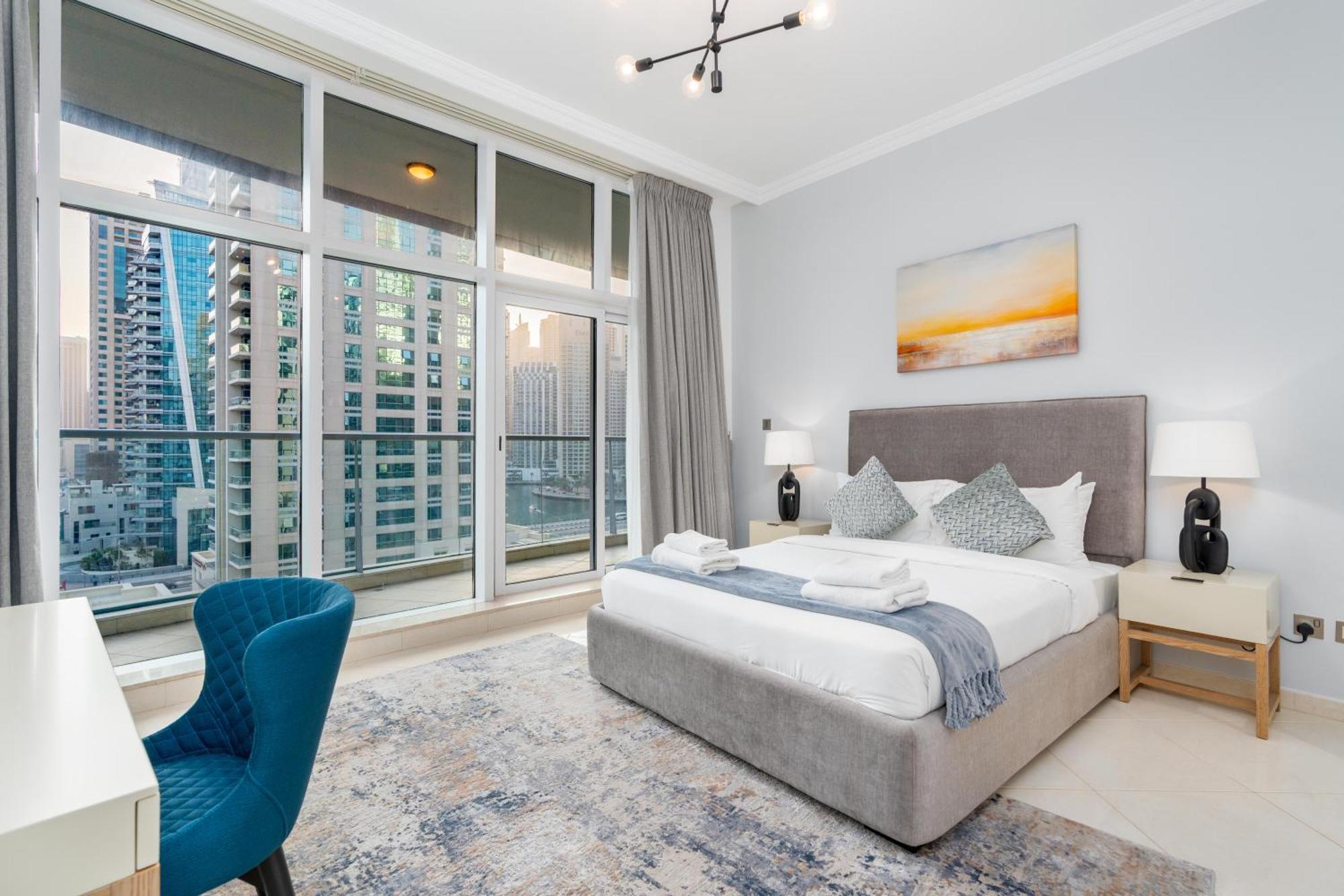 Vacay Lettings - Full Marina View 3 Bedroom Plus Maid Room Dubai Eksteriør billede